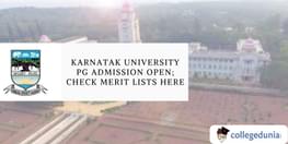Karnatak University Merit Lists Released for PG Admission